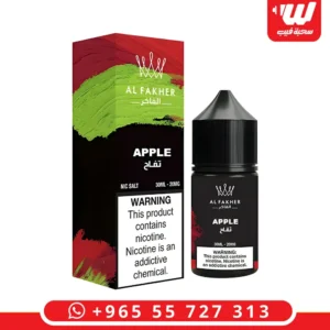 نكهة الفاخر تفاحتين سولت نيكوتين المخصصة لأجهزة سحبات الزقارة في عبوة 30 مل بتصميمها الكلاسيكي.