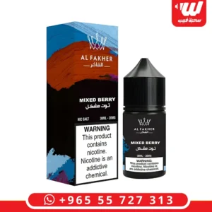 نكهة الفاخر توت مشكل سولت نيكوتين عبوة 30 مل المخصصة لأجهزة سحبات الزقارة بتصميم ألوان التوت المتنوعة.