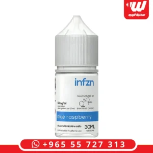 عبوة نكهة انفزن بلو رازبيري سولت بحجم 30 مل بنكهة التوت الأزرق المنعشة لأجهزة سحبة زقارة.