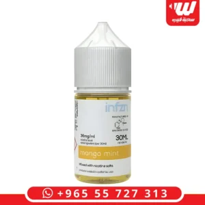 عبوة نكهة انفزن مانجو منت سولت بحجم 30 مل بنكهة المانجو والنعناع لأجهزة سحبة زقارة.