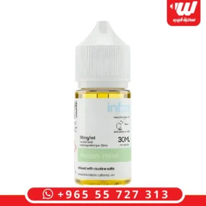 عبوة نكهة انفزن ميلون منت سولت بحجم 30 مل بمزيج الشمام والنعناع لأجهزة سحبة زقارة.