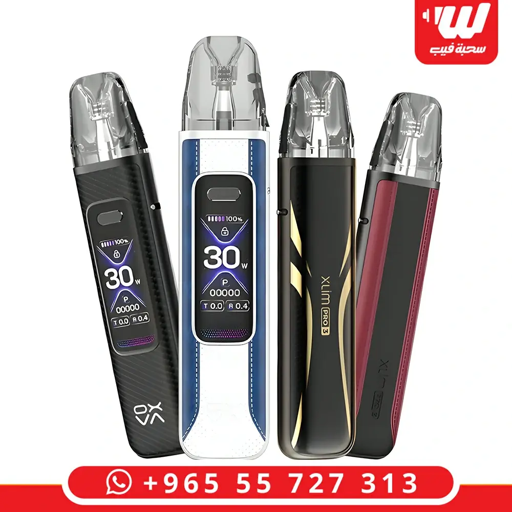 جهاز الفاخر ميجا ماكس 40000 سحبة جاهزة بتصميم عصري وشاشة عرض رقمية لمتابعة النكهة والبطارية.