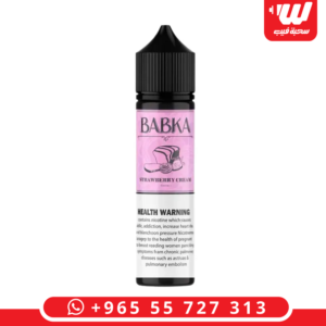 عبوة نكهة بابكا ستروبري كريم بحجم كبير لمحبي الفراولة والكريمة في أجهزة فيب.