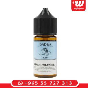 عبوة نكهة بابكا كوكونت سولت بطعم جوز الهند والمخبوزات لأجهزة سحبة زقارة.