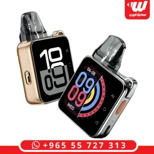 جهاز سحبة زقارة بافا هوريز AI بشاشة كاملة ملونة وتصميم ذكي يشبه الساعة الرقمية.