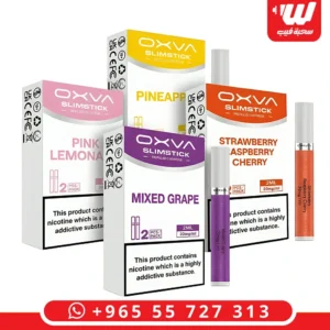 بودات تعبئة أوكسفا سليم ستيك (OXVA Slimstick) متوافقة مع أجهزة سحبة زقارة.