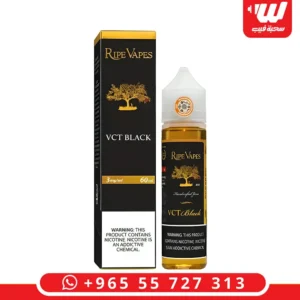 عبوة نكهة رايب فيبز في سي تي بلاك المعتقة بحجم 60 مل لأجهزة فيب وشيشة الكترونية.