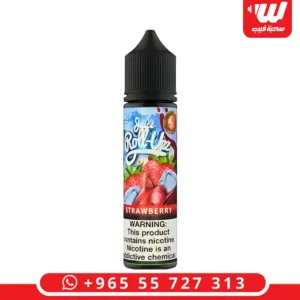 عبوة نكهة رول ابز فراولة ايس بطعم الفراولة الباردة سعة 60 مل لأجهزة الفيب.