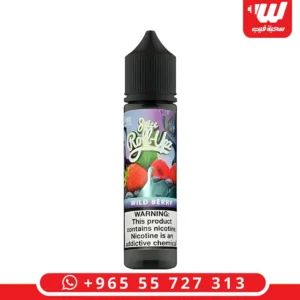 عبوة نكهة رول ابز وايلد بيري بحجم 60 مل لمزيج التوت البري المشكل لأجهزة فيب.