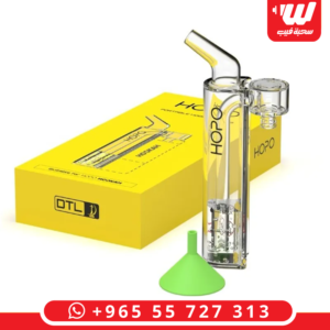 تانك زجاجي بديل لجهاز هوكا برو للشيشة الكترونية بتصميم شفاف ومتين.