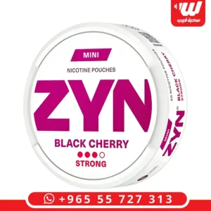 عبوة نكهة زن بلاك شيري بنكهة الكرز الأسود المخصصة لأجهزة سحبة زقارة سولت.