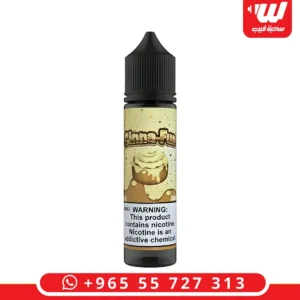 عبوة نكهة سينا فن زيرو نيكوتين بنكهة السينابون والقرفة مخصصة لأجهزة الفيب والشيشة الالكترونية.