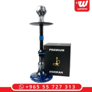 جهاز شيشة بريميوم متطور بتصميم معدني قوي مع تانك كبير وشاشة عرض رقمية لمحبي الفيب.