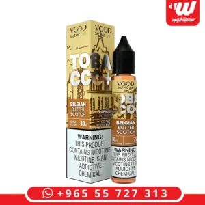 عبوة نكهة في قاد بترسكوتش سولت بمزيج التبغ والكراميل البلجيكي لأجهزة سحبة زقارة.