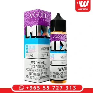 عبوة نكهة في قاد بلو راز ايس بحجم 60 مل بنكهة التوت الأزرق البارد لأجهزة فيب.