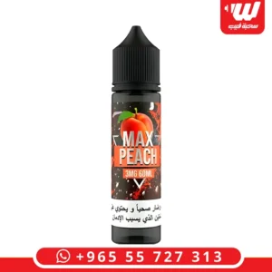 سحبة ماكس خوخ الجاهزة بنكهة الخوخ الطبيعية الغنية
