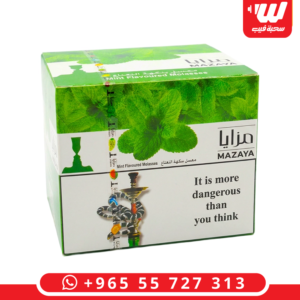 عبوة معسل مزايا بنكهة النعناع المنعشة بوزن 250 جرام للشيشة التقليدية.