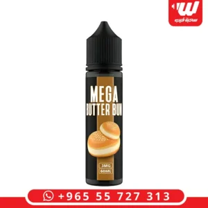 عبوة نكهة ميجا باتر بن بطعم المخبوزات والزبدة الغنية المخصصة لأجهزة الشيشة الإلكترونية.