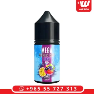 نكهة ميجا باشون فروت بيري ايس سولت 30 مل لأجهزة سحبة زقارة.