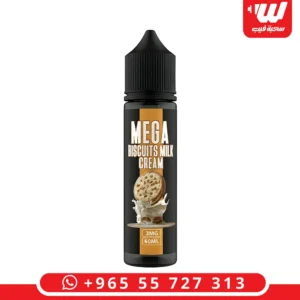 عبوة نكهة ميجا بسكويت ميلك كريم بطعم البسكويت مع الحليب والكريم المخصصة لأجهزة الفيب.