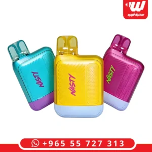 جهاز ناستي بار 3000 سحبة جاهزة بتصميم مدمج وألوان زاهية لمستخدمي الفيب.