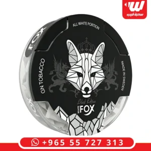 عبوة مغلفات وايت فوكس بلاك إيدشن (White Fox Black Edition) الأصلية المصنعة في السويد.