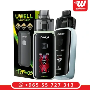 جهاز سحبة زقارة يو ويل تايفوس برو بشاشة رقمية تفاعلية وتصميم عصري مع بود بسعة 6 مل.