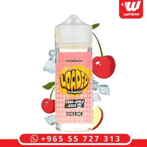 عبوة لودد كران ابل ايس 120 مل بشارة ICED داخل مكعب ثلج ومكعبات ثلج حولها
