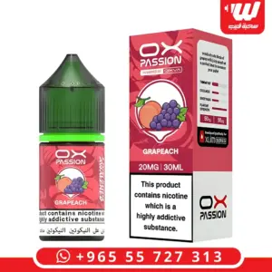او اكس باشون جريب بيتش - OX Passion Grape Peach Salt