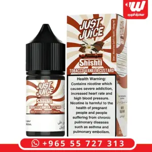 جست جوس توباكو فانيليا كاسترد سولت - Just Juice Tobacco Vanilla Custard Salt