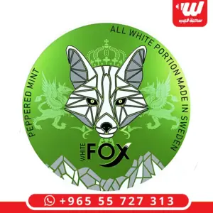 وايت فوكس بيبرمنت White Fox Peppered Mint أكياس نيكوتين