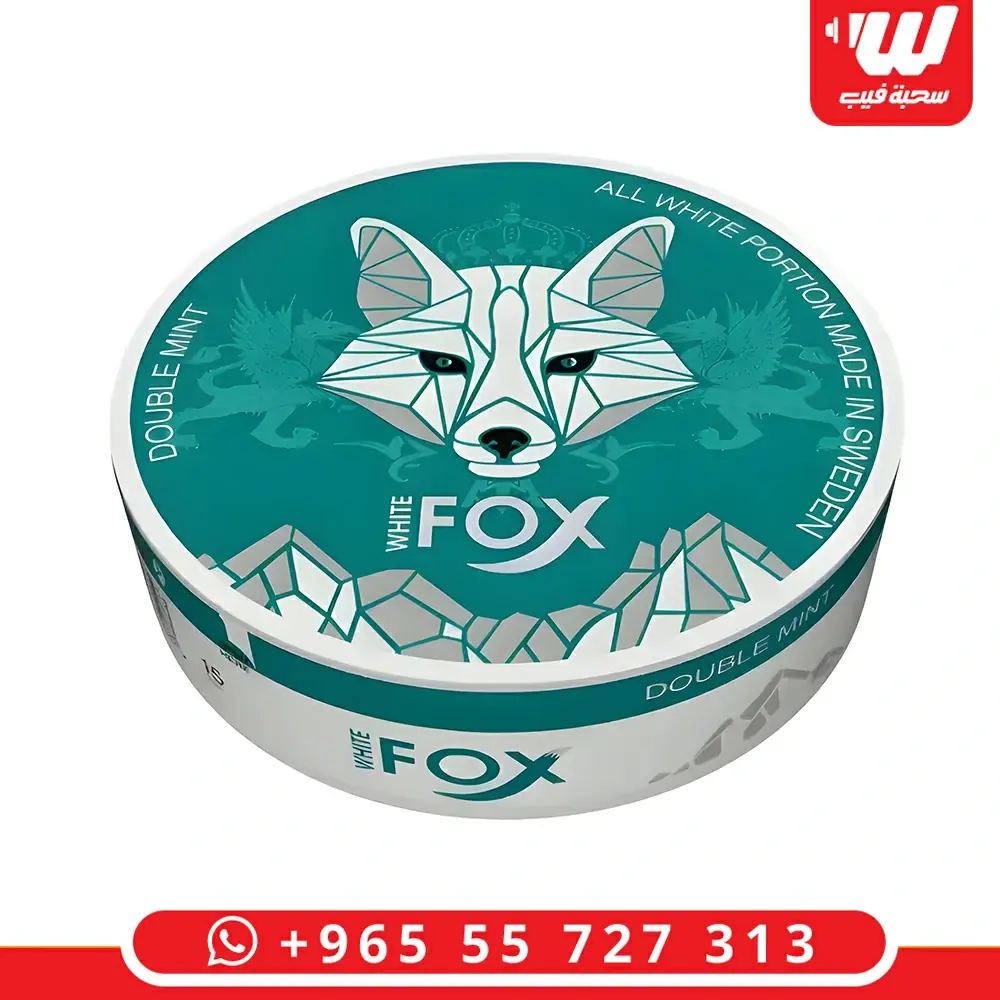 وايت فوكس دبل منت White Fox Double Mint أكياس نيكوتين
