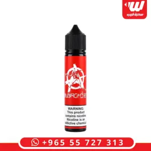 عبوة نكهة أناركيست ريد 60 مل فريبيس بحلوى الفراولة والكرز - Anarchist Red 60ml freebase e-liquid bottle with strawberry and cherry candy flavour