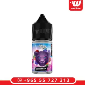 عبوة نكهة بانثر بيري ايس سولت 30 مل من دكتور فيبس بتوت مشكل وايس - Dr Vapes Panther Berries Ice salt nicotine 30ml bottle with iced mixed berries