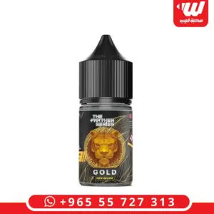 عبوة نكهة بانثر قولد سولت نيكوتين 30 مل من دكتور فيبس بليتشي وفواكه استوائية - Dr Vapes Panther Gold salt nicotine 30ml bottle with lychee and exotic fruits
