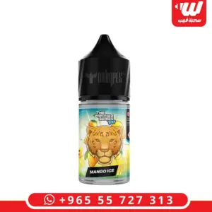عبوة نكهة بانثر مانجو ايس سولت نيكوتين 30 مل من دكتور فيبس بمانجو وايس - Dr Vapes Panther Mango Ice salt nicotine 30ml bottle with iced tropical mango flavour