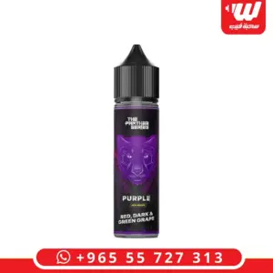 عبوة نكهة دكتور فيبس بيربل بانثر 60 مل فريبيس بنكهة العنب الأحمر والأخضر - Dr Vapes Purple Panther 60ml freebase e-liquid bottle with red and green grape blend