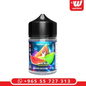 عبوة نكهة هالو اركتيك ميلون ايس 60 مل فريبيس بطعم شمام ورقي مع ايس - Halo Arctic Melon Ice free base e-liquid bottle 60ml 3mg melon watermelon menthol