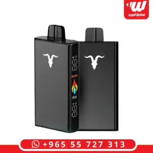 جهازا إجنايت V250 باللون الأسود بشعار جمجمة الثور وشاشة جانبية بوضعي BOOST وECO