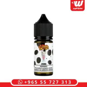 عبوة نكهة مستر مالتس فلوريز 30 مل سولت نيكوتين بملصق بني - Mr Malts Flurry's 30ml salt nicotine e-liquid bottle with brown milkshake label