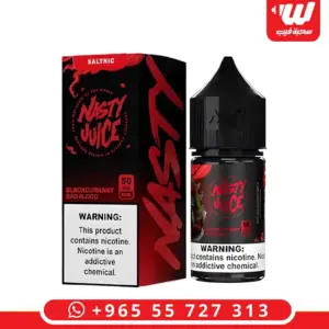علبة وعبوة نكهة ناستي باد بلود سولت نيكوتين 30 مل من ناستي - Nasty Bad Blood salt nicotine 30ml box and bottle from Nasty Juice