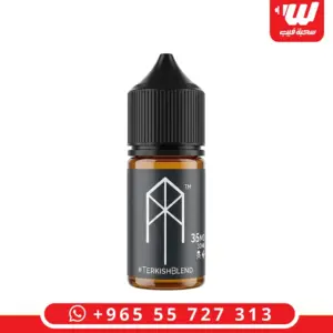 عبوة نكهة تركيش بليند سولت نيكوتين 30 مل من تركيش لسحبات الزقارة - Terkish Blend salt nicotine 30ml e-liquid bottle from Terkish for MTL vaping
