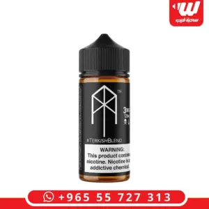 عبوة نكهة تركيش بليند توباكو فانيليا كاسترد فري بيس 120 مل 3 ملغ - Terkish Blend Tobacco Vanilla Custard free base e-liquid bottle 120ml with 3mg nicotine