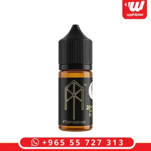 عبوة نكهة تركيش كيك سولت نيكوتين 30 مل من تركيش لسحبات الزقارة - Terkish Kake salt nicotine 30ml e-liquid bottle from Terkish for pod devices