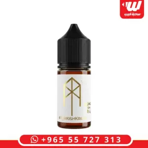 عبوة نكهة تركيش كريم سولت نيكوتين 30 مل من تركيش لسحبات الزقارة - Terkish Kreme salt nicotine 30ml e-liquid bottle from Terkish for pod devices