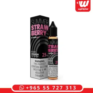 علبة وعبوة في قاد سمر ستروبري 30 مل سولت نيكوتين - VGOD Summer Strawberry 30ml salt nicotine box and bottle